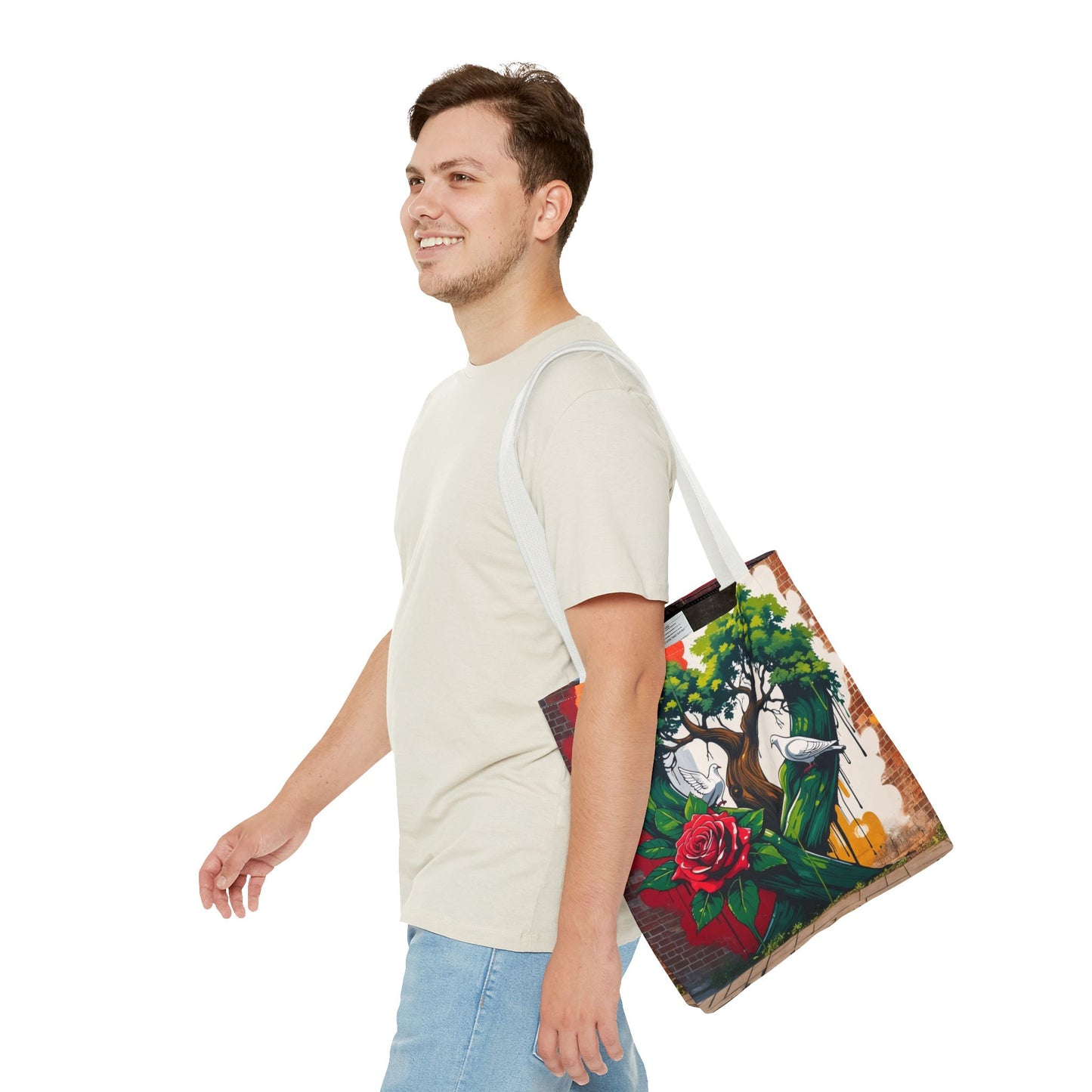 Artistic Surge - Eco-Friendly Canvas Tote Bag - ROSE