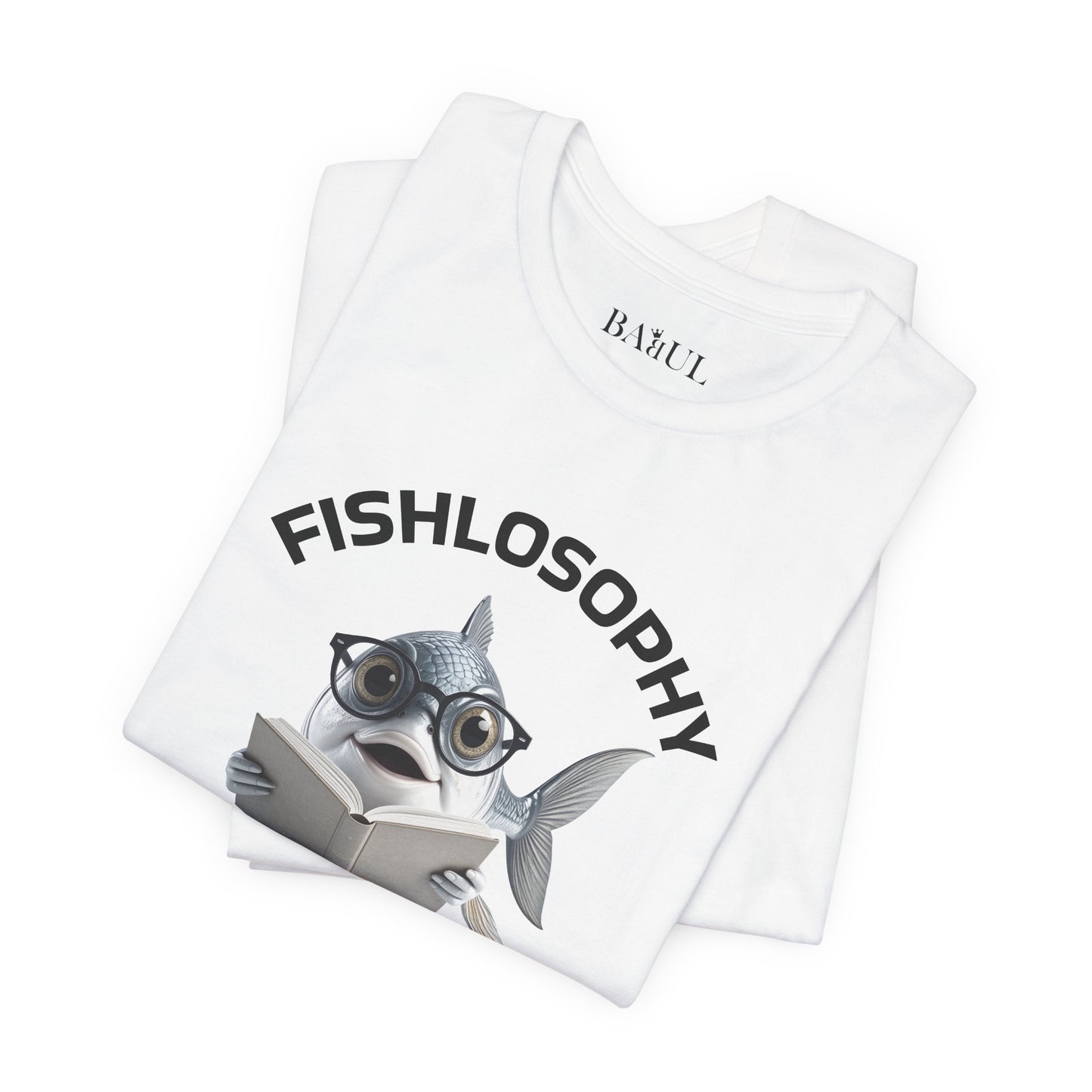 Fishlosophy Unisex Jersey Maglietta a maniche corte – Le profondità dell'oceano non sono per i deboli di cuore.