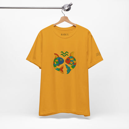 PISCES - T-shirt, The Zodiac in Colors