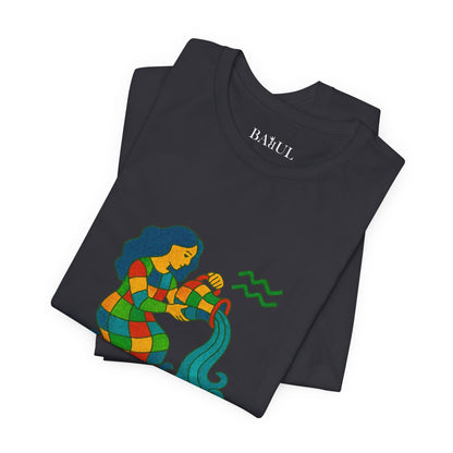 ACQUARIO - T-Shirt, I segni zodiacali secondo Saint Phalle