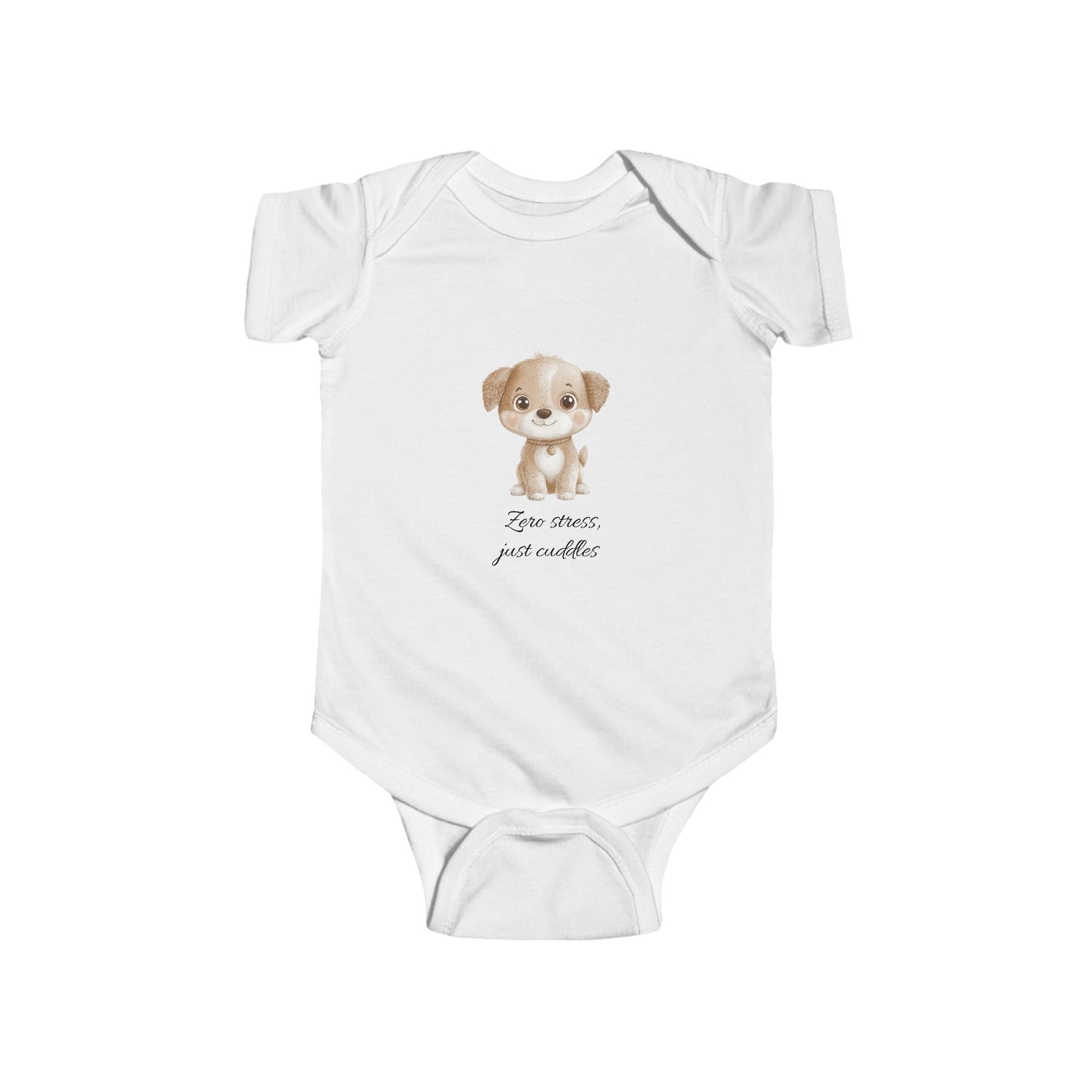 Adorabile body per neonati con motivo a cucciolo