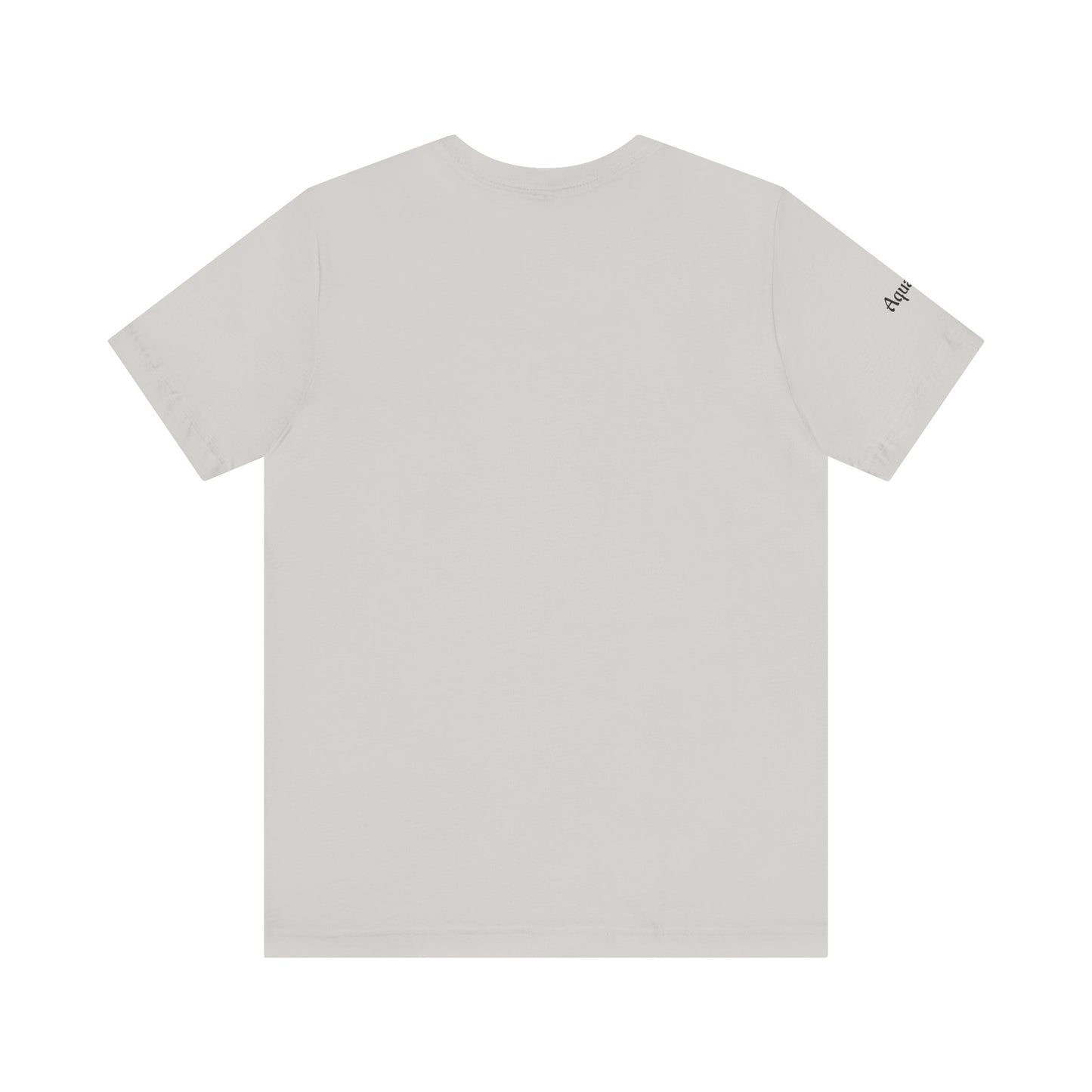 Acquario - T-shirt Zodiaco gotico. Grafica rossa sul davanti. Zodiaco nell'ombra.