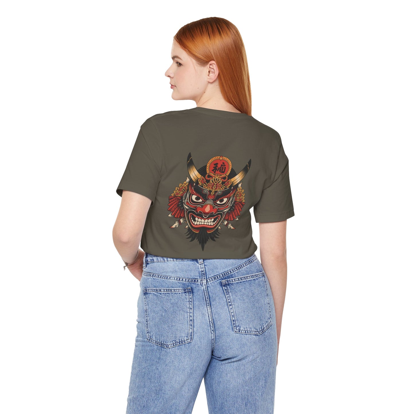 The Bold Oni Mask Streetwear T-Shirt
