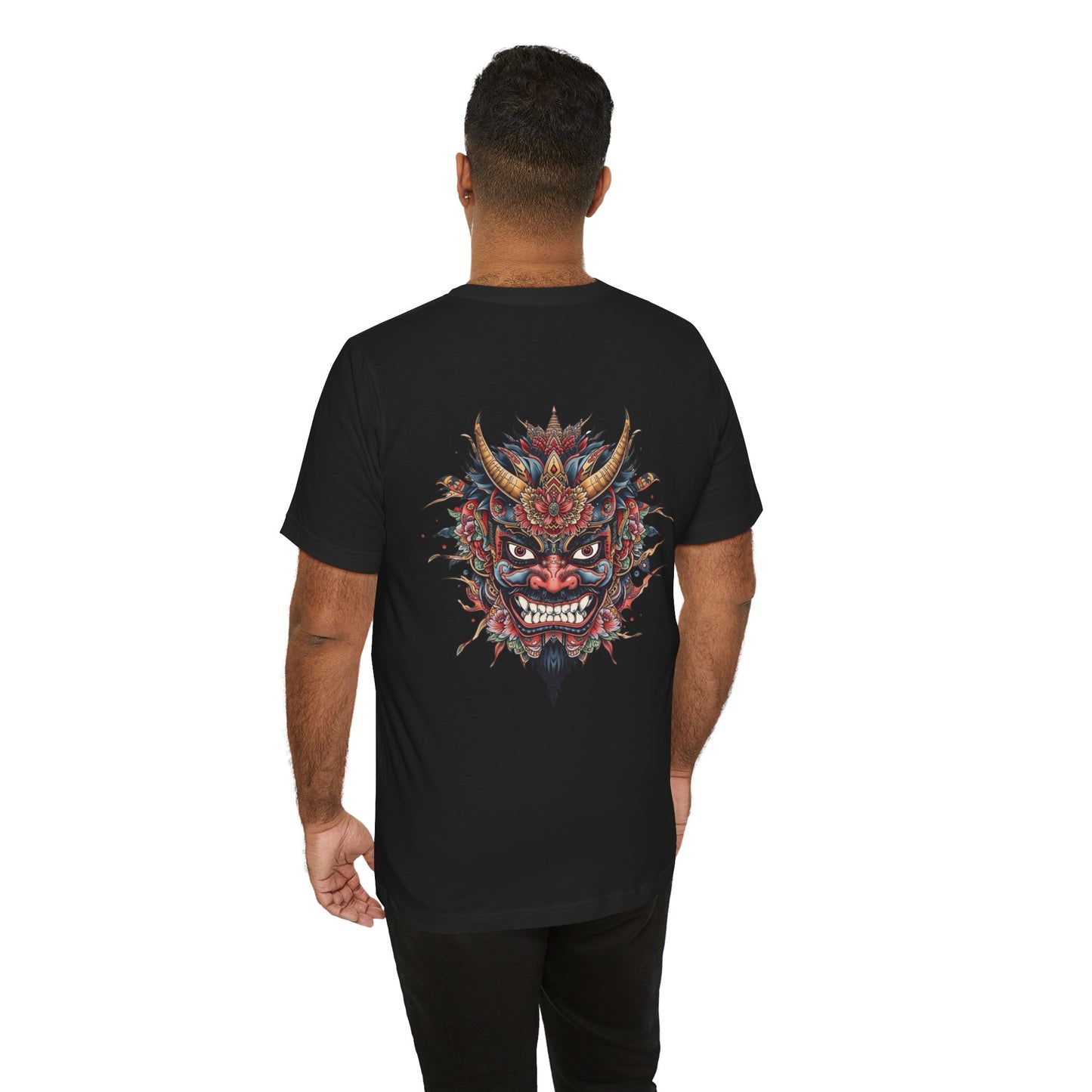 The Bold Oni Mask Streetwear T-Shirt