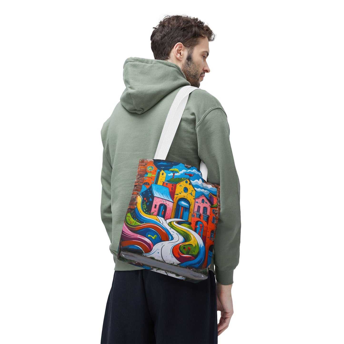 Artistic Surge - Eco-Friendly Canvas Tote Bag - HOUSES
