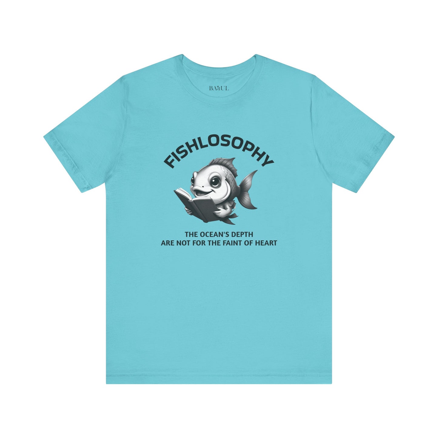 Fishlosophy Unisex Jersey Maglietta a maniche corte – Vedi la vastità anche in piccoli spazi.