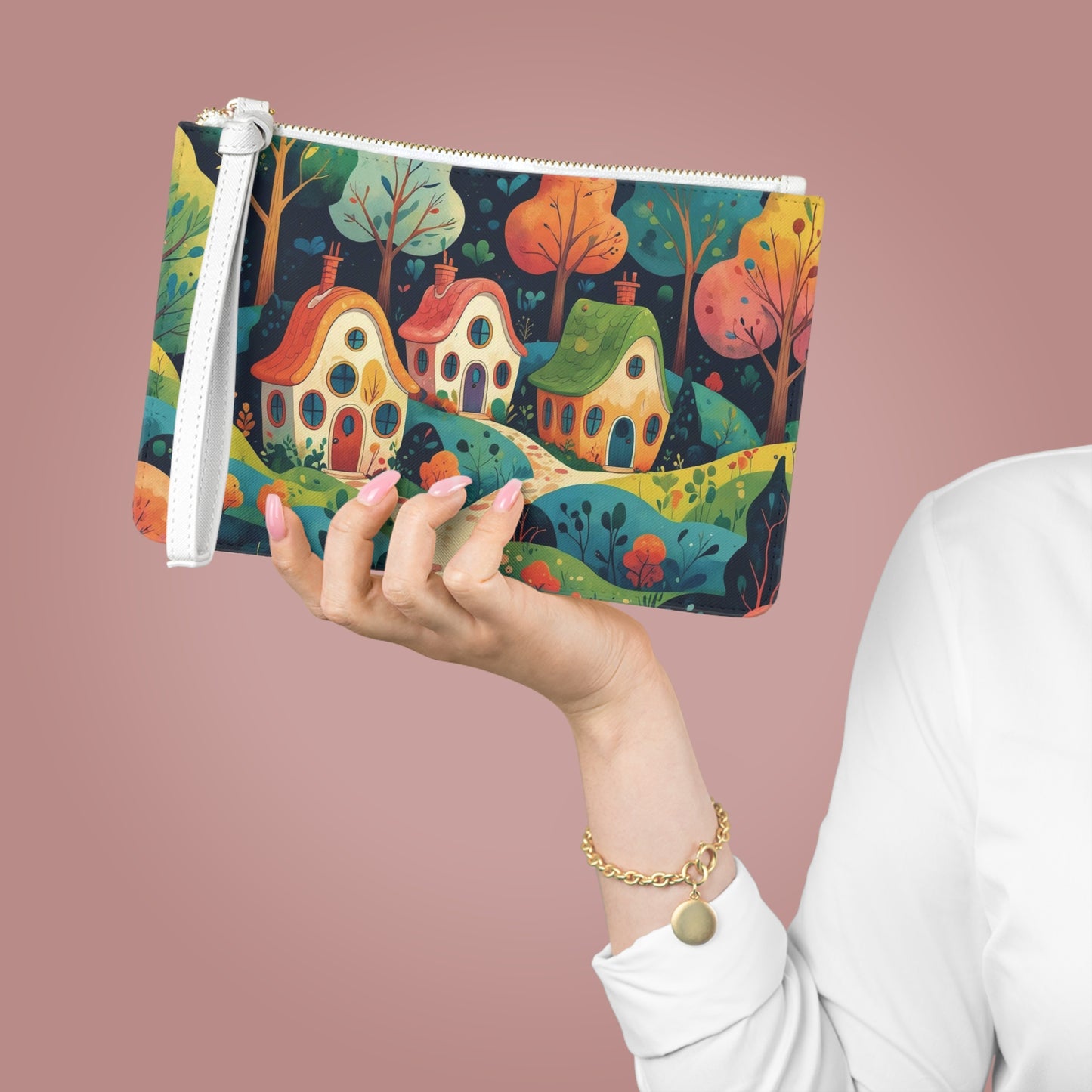 POCHETTE con motivo paesaggio