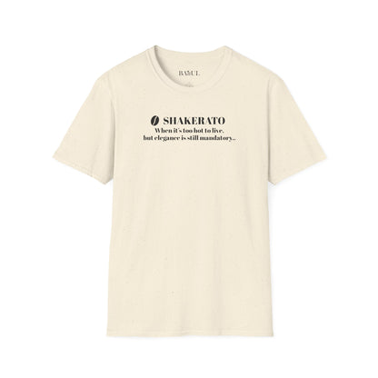 CoffeeTherapy T-Shirt – Irony Is the Best Cure (Right After Coffee)