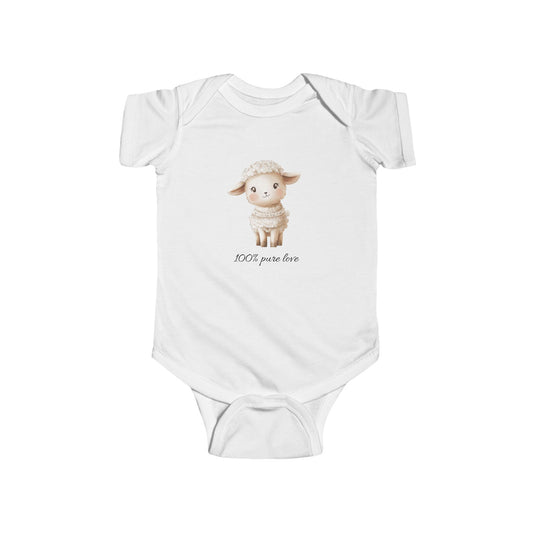 Adorabile body per neonati con motivo a pecora