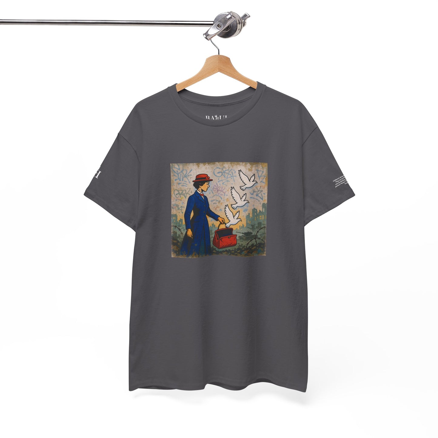 T-shirt Ribelle – Maglietta Unisex in Cotone Pesante per Spiriti Liberi.