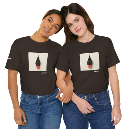 T-Shirt unisex  DOGART - FONTANA - Un dipinto iconico rivisitato con i cani