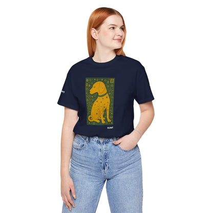 Unisex T-Shirt con cane DOGART  - KLIMT - Dipinto iconico rivisitato con i cani