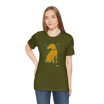 Unisex T-Shirt con cane DOGART  - KLIMT - Dipinto iconico rivisitato con i cani