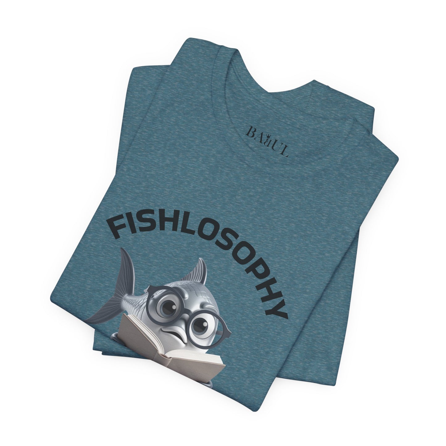 Fishlosophy Unisex Jersey Maglietta a maniche corte – Vedi la vastità anche in spazi ristretti.