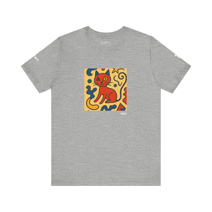 T-shirt unisex CATART - MIRO - Dipinto iconico rivisitato con i gatti