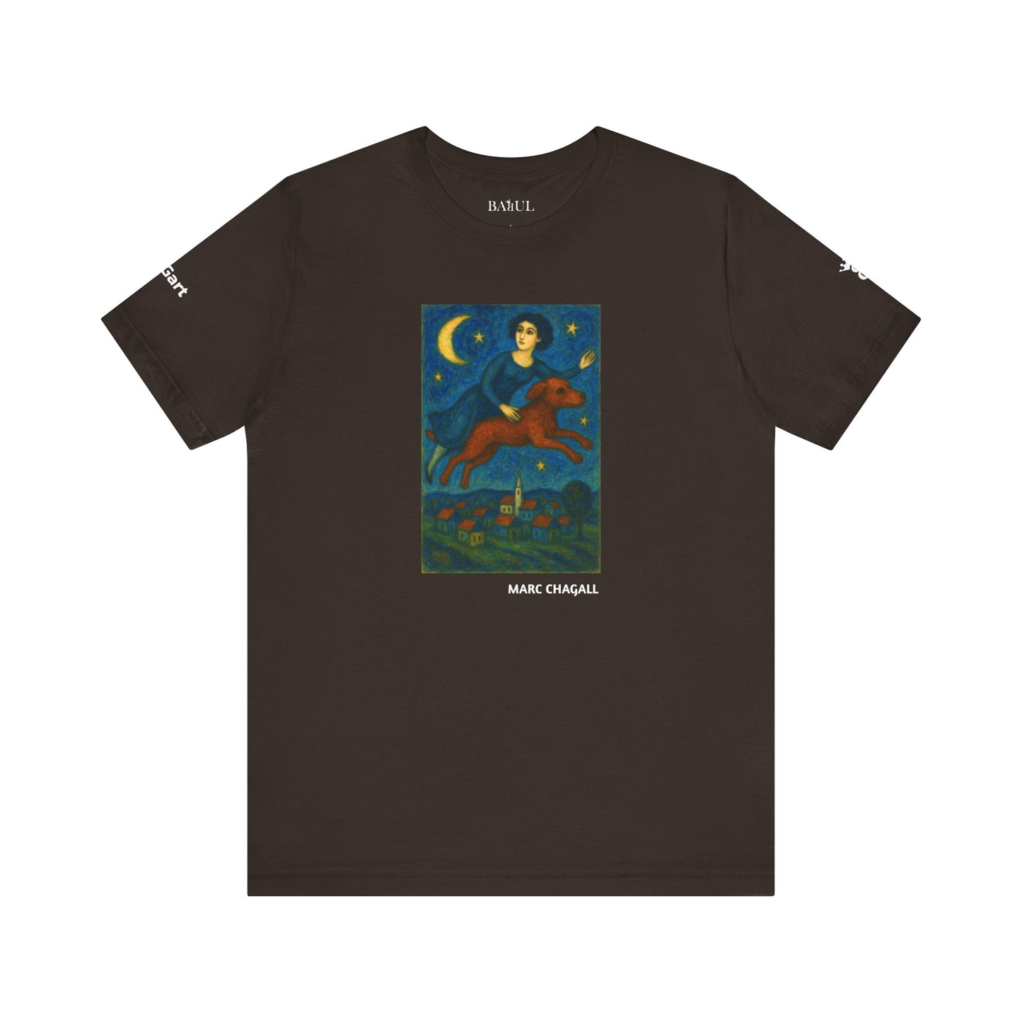 T-Shirt unisex  DOGART - MARC CHAGALL - Un dipinto iconico rivisitato con i cani