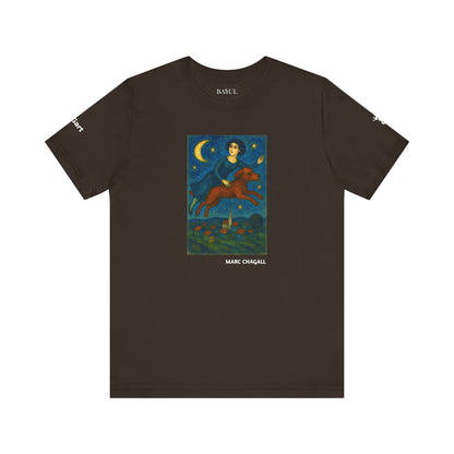 T-Shirt unisex  DOGART - MARC CHAGALL - Un dipinto iconico rivisitato con i cani
