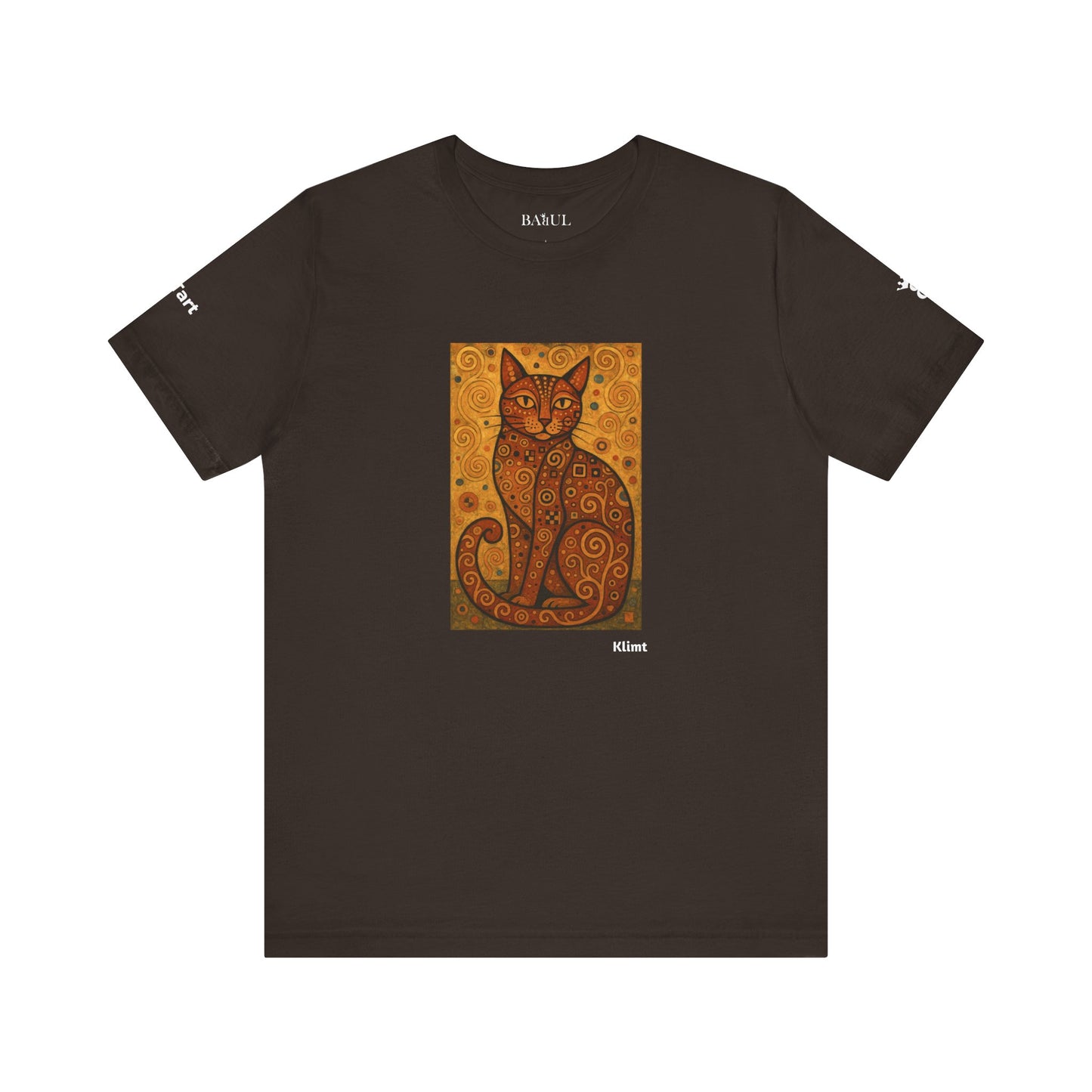 T-shirt unisex CATART - KLIMT - Arte classica, reinterpretata dai gatti.