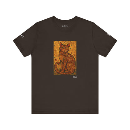 T-shirt unisex CATART - KLIMT - Arte classica, reinterpretata dai gatti.