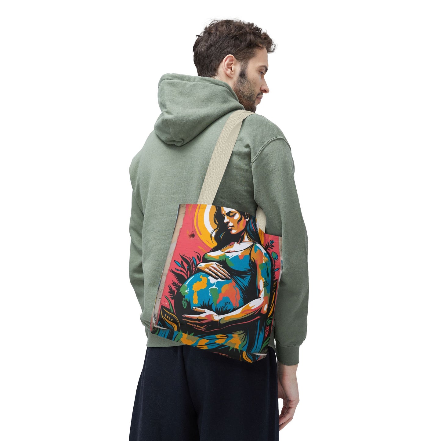 Artistic Surge - Eco-Friendly Canvas Tote Bag - MATERNITY