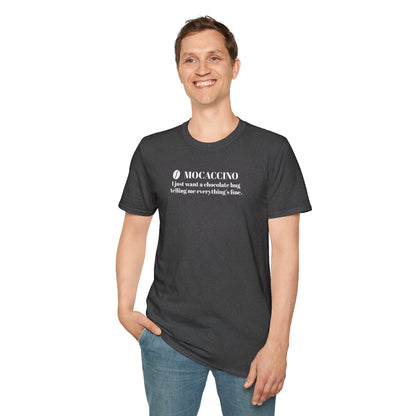 CoffeeTherapy T-Shirt - – Irony Is the Best Cure (Right After Coffee)