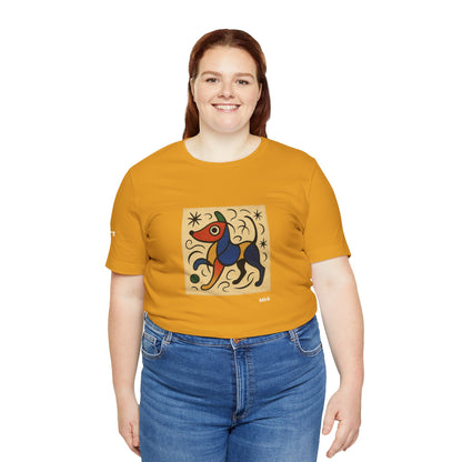 T-Shirt unisex  DOGART - MIRO - Dipinto iconico rivisitato con i cani