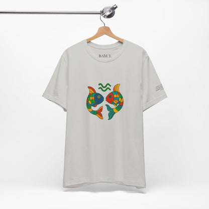 PISCES - T-shirt, The Zodiac in Colors