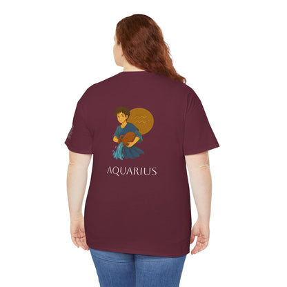 ACQUARIO - T-shirt Zodiacali da sogno: la magia delle stelle in stile Ghibli