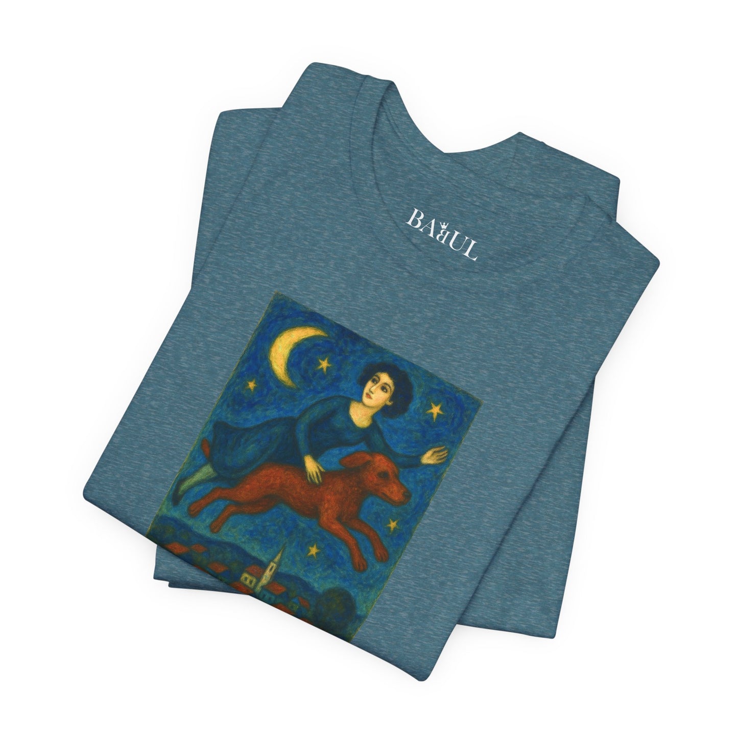 T-Shirt unisex  DOGART - MARC CHAGALL - Un dipinto iconico rivisitato con i cani