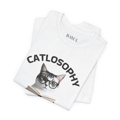 Catlosophy Unisex Jersey Maglietta a maniche corte – Design "Non ti sto ignorando, solo che non me ne frega niente"