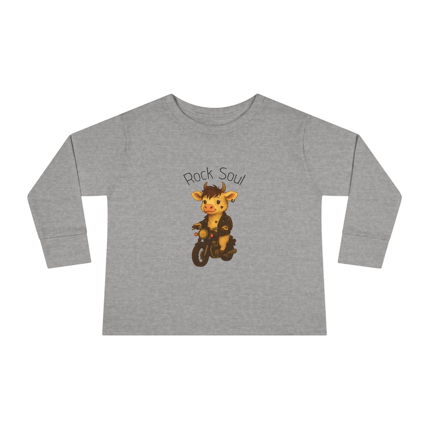 Magliette Rock Soul per bambini - Mucca - Animali dolci con un ritmo ribelle