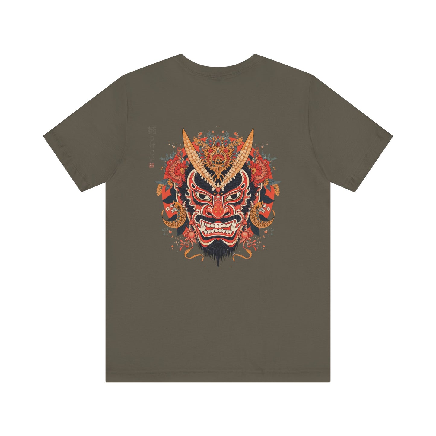 The Bold Oni Mask Streetwear T-Shirt