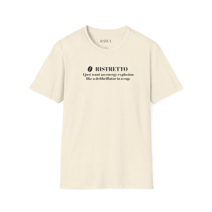 CoffeeTherapy T-Shirt – Irony Is the Best Cure (Right After Coffee)