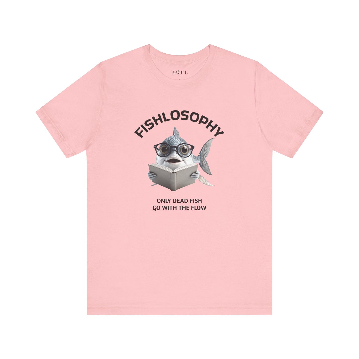 Fishlosophy Unisex Jersey Maglietta a maniche corte – Le profondità dell'oceano non sono per i deboli di cuore.