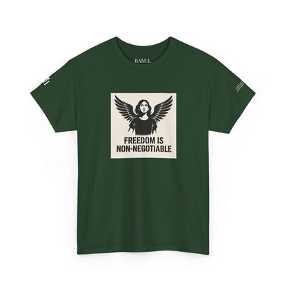 Rebel Graphic Tee - Unisex Heavy Cotton T-Shirt for the Wild at Heart. Rebel Tees, Born to Be Worn - FREEDOM IS NON-NEGOTIABLE