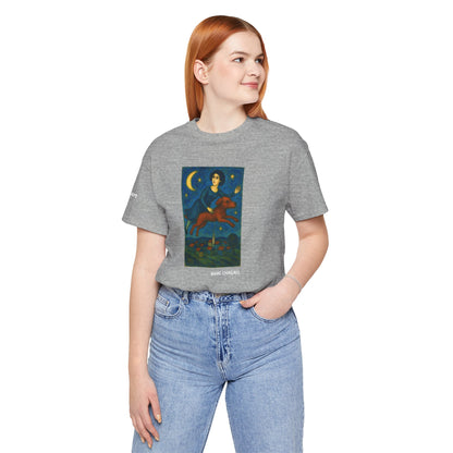 T-Shirt unisex  DOGART - MARC CHAGALL - Un dipinto iconico rivisitato con i cani