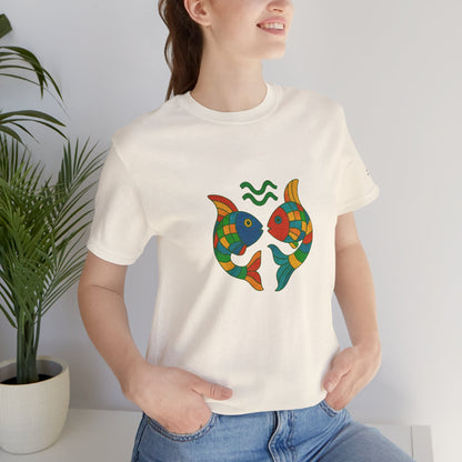 PISCES - T-shirt, The Zodiac in Colors