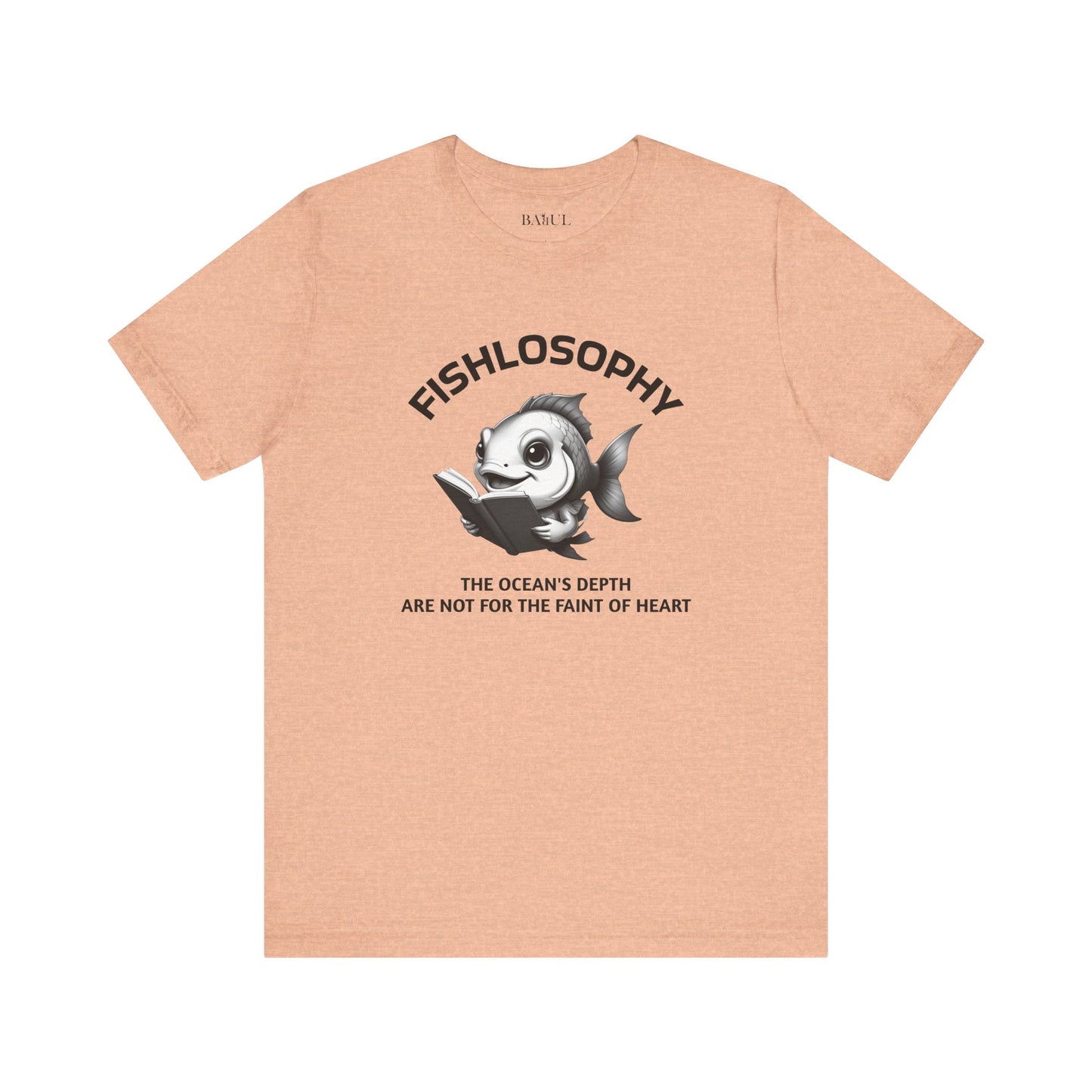 Fishlosophy Unisex Jersey Maglietta a maniche corte – Vedi la vastità anche in piccoli spazi.