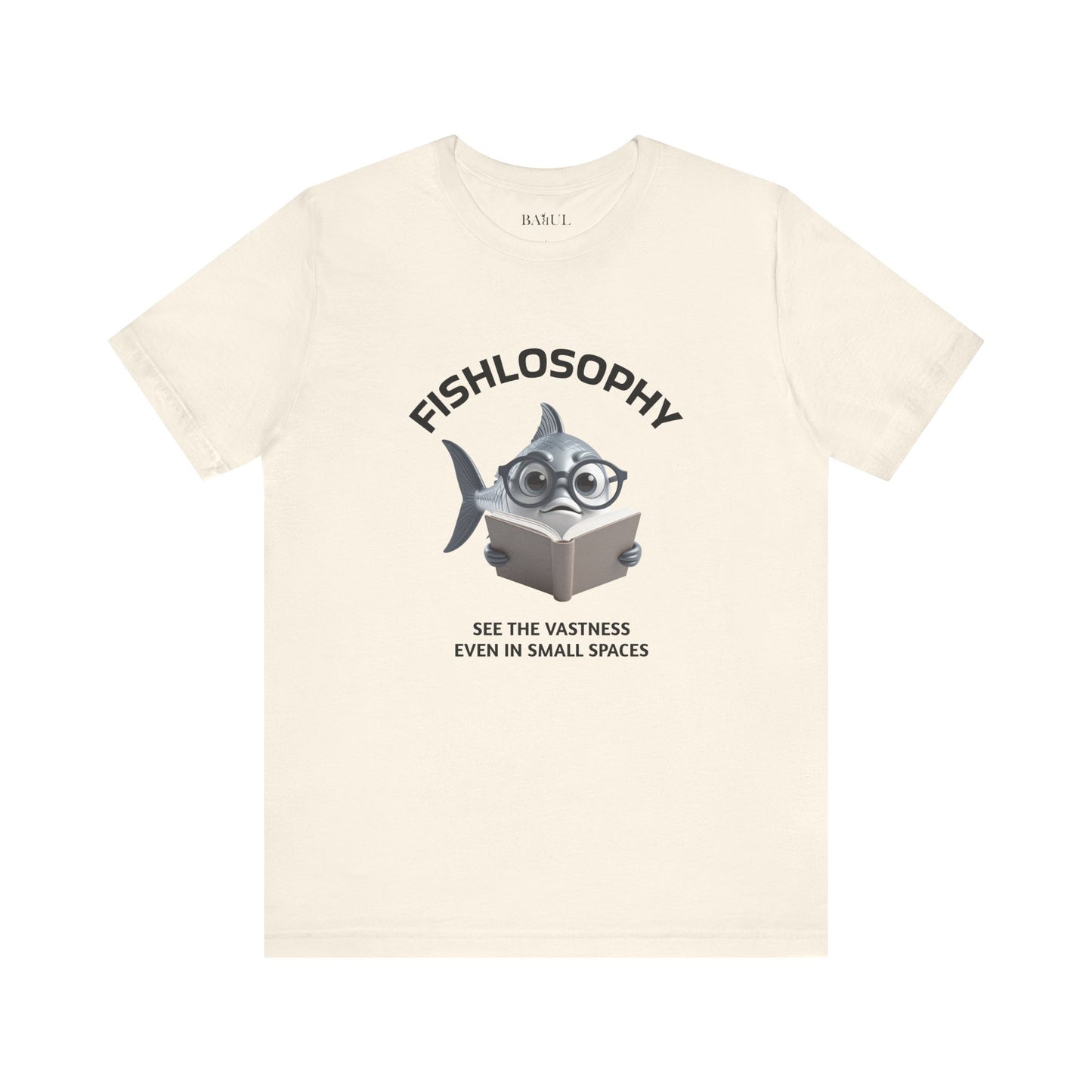 Fishlosophy Unisex Jersey Maglietta a maniche corte – Vedi la vastità anche in spazi ristretti.