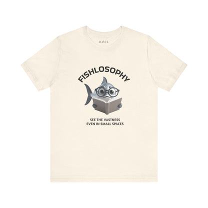 Fishlosophy Unisex Jersey Maglietta a maniche corte – Vedi la vastità anche in spazi ristretti.