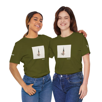 T-shirt unisex CATART - FONTANA - Un dipinto iconico rivisitato con i gatti