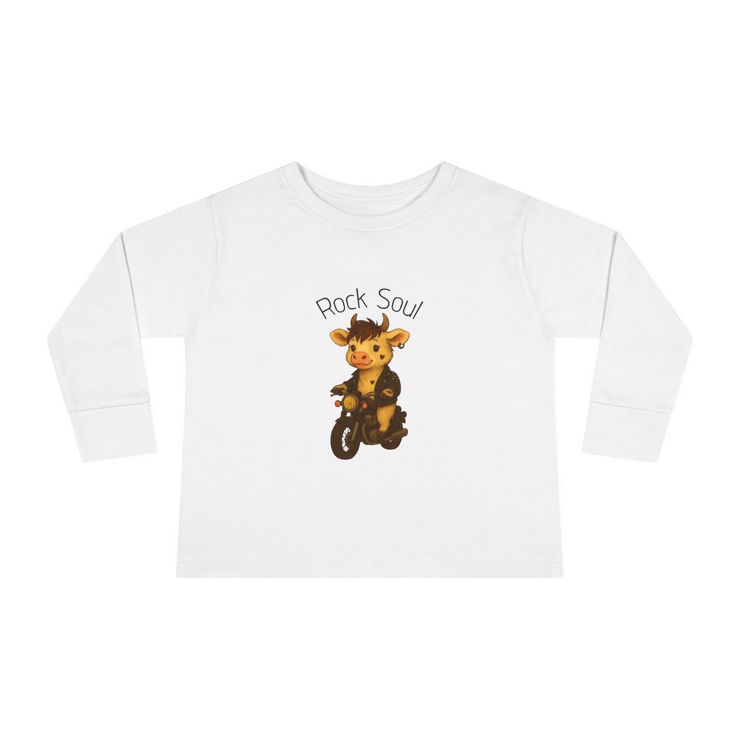 Magliette Rock Soul per bambini - Mucca - Animali dolci con un ritmo ribelle