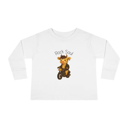 Magliette Rock Soul per bambini - Mucca - Animali dolci con un ritmo ribelle