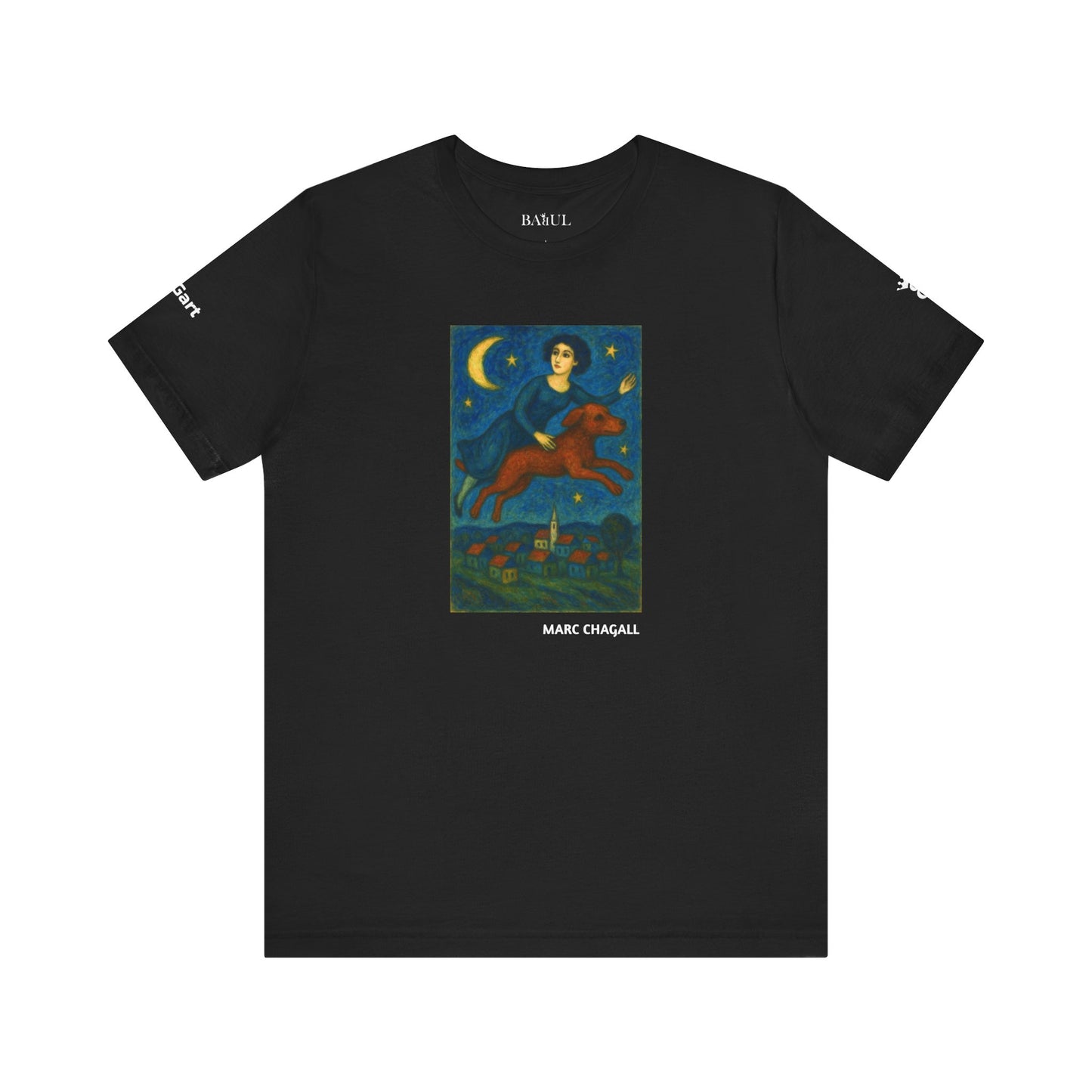 T-Shirt unisex  DOGART - MARC CHAGALL - Un dipinto iconico rivisitato con i cani