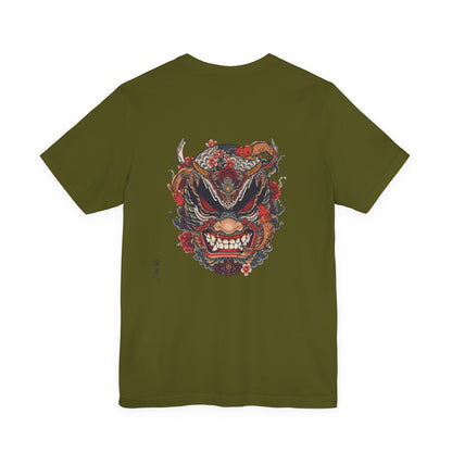 The Bold Oni Mask Streetwear T-Shirt