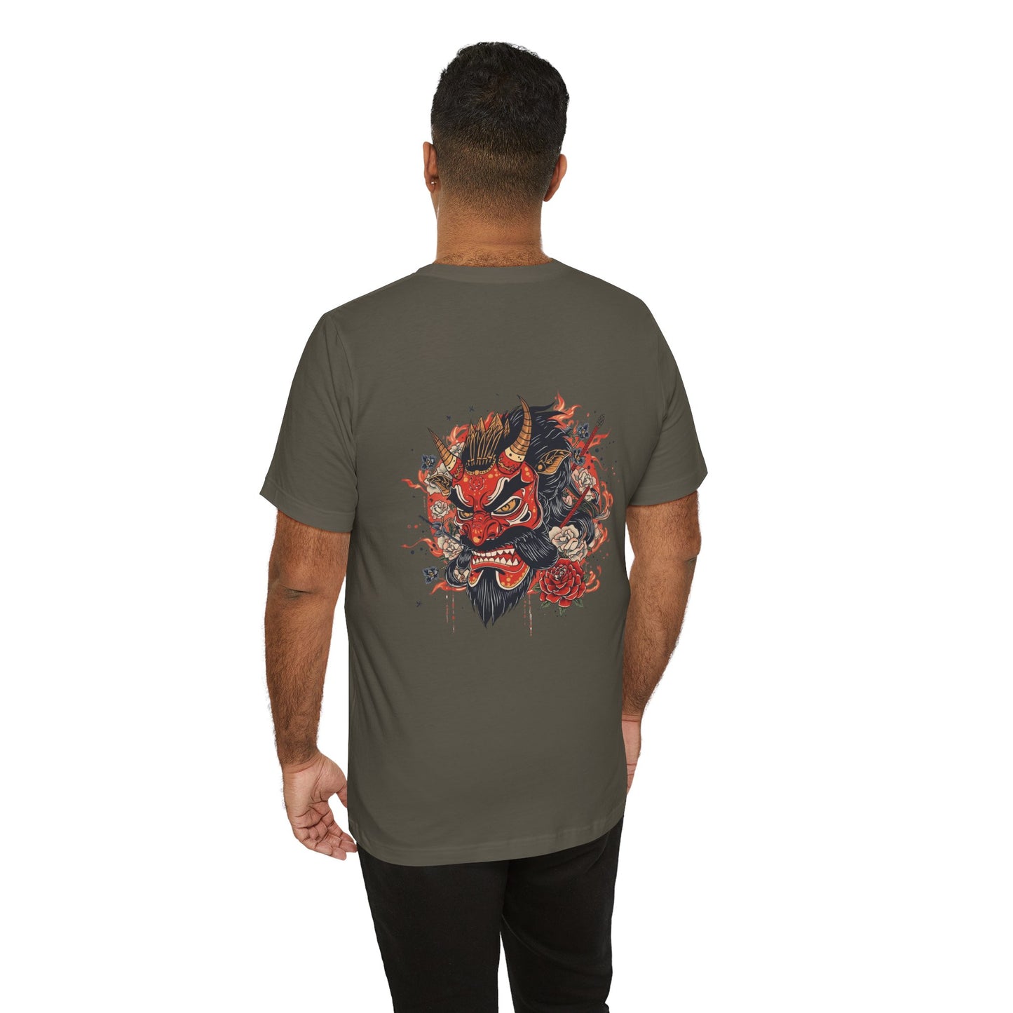 The Bold Oni Mask Streetwear T-Shirt