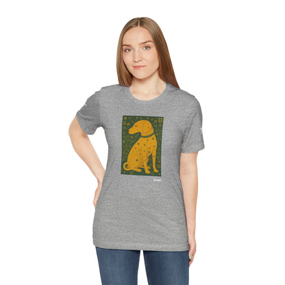 Unisex T-Shirt con cane DOGART  - KLIMT - Dipinto iconico rivisitato con i cani