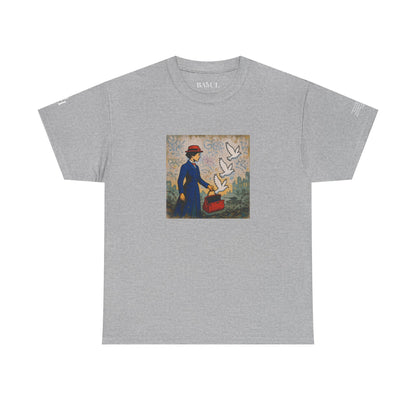 T-shirt Ribelle – Maglietta Unisex in Cotone Pesante per Spiriti Liberi.