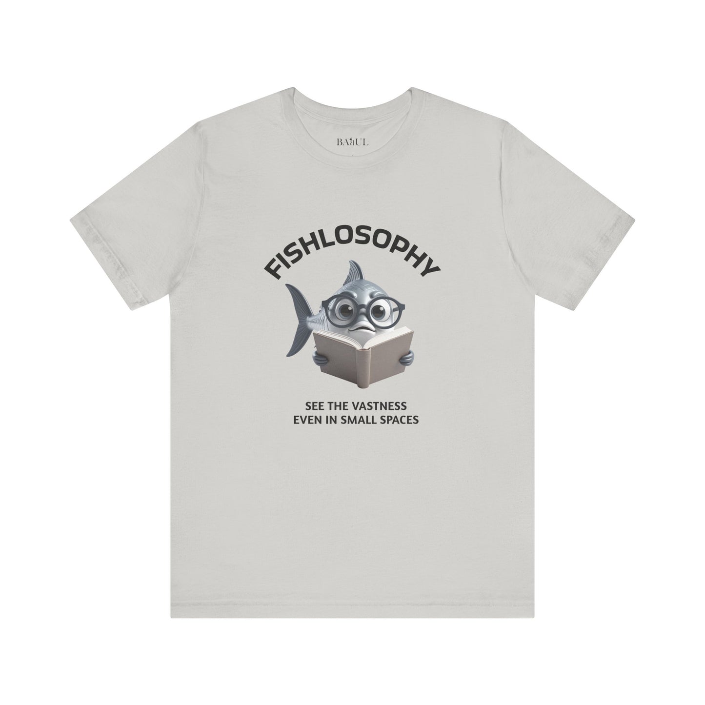 Fishlosophy Unisex Jersey Maglietta a maniche corte – Vedi la vastità anche in spazi ristretti.