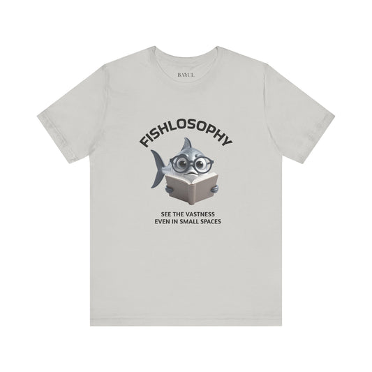 Fishlosophy Unisex Jersey Maglietta a maniche corte – Vedi la vastità anche in spazi ristretti.